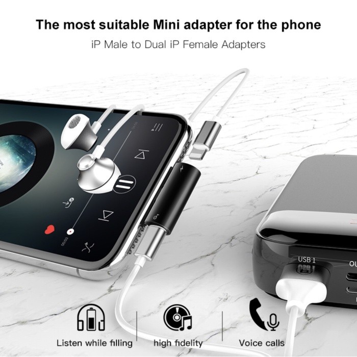 Termurah Baseus Audio Converter For Iphone Ipad Lightning Devices