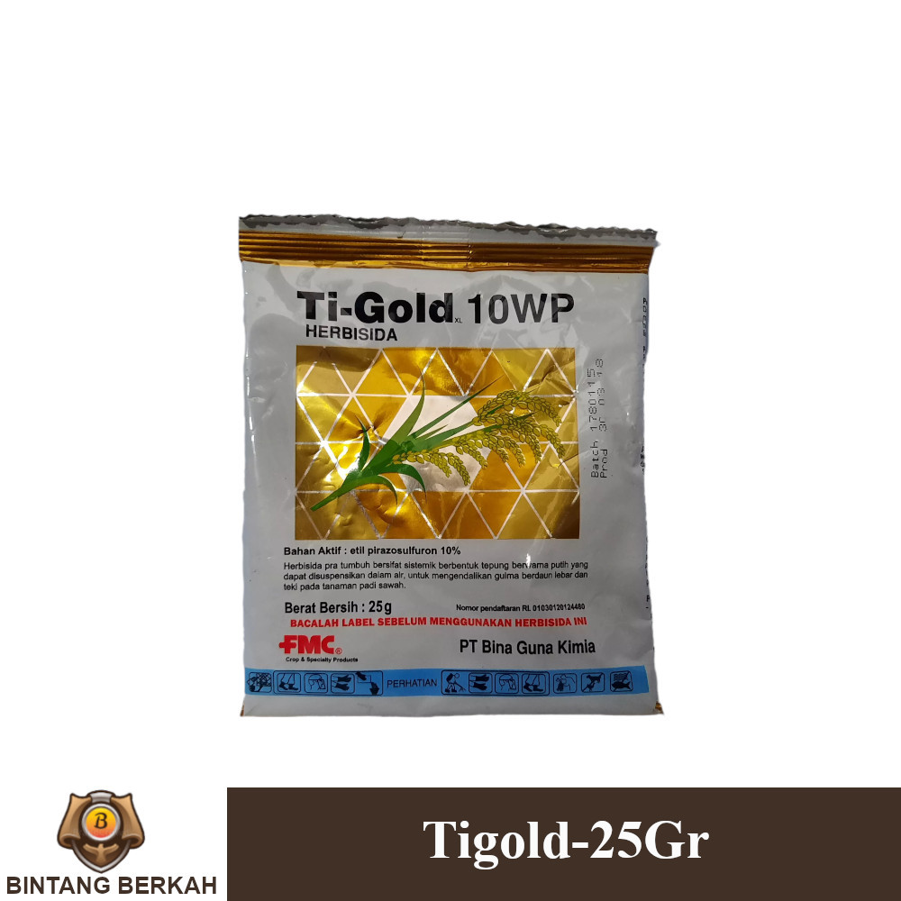 Tigold 25 Gram Herbisida Gulma Padi Pertanian