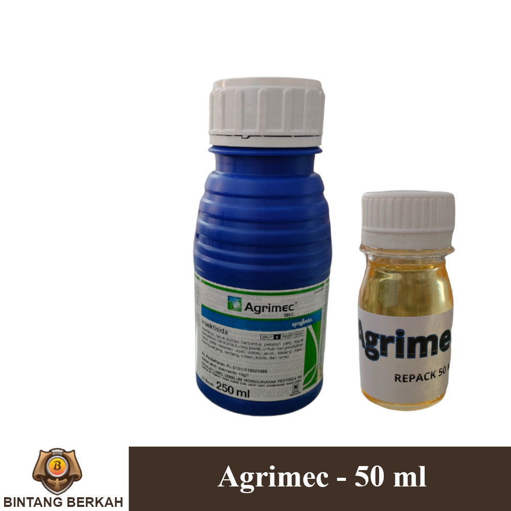 Agrimec 50 ml Insektisida Kutu Daun Ulat Grayak