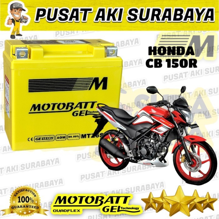 Aki Murah Terbaik Motobatt Mtz6S Gel Motor Cbr 150 Cb 150R Cb 150 R