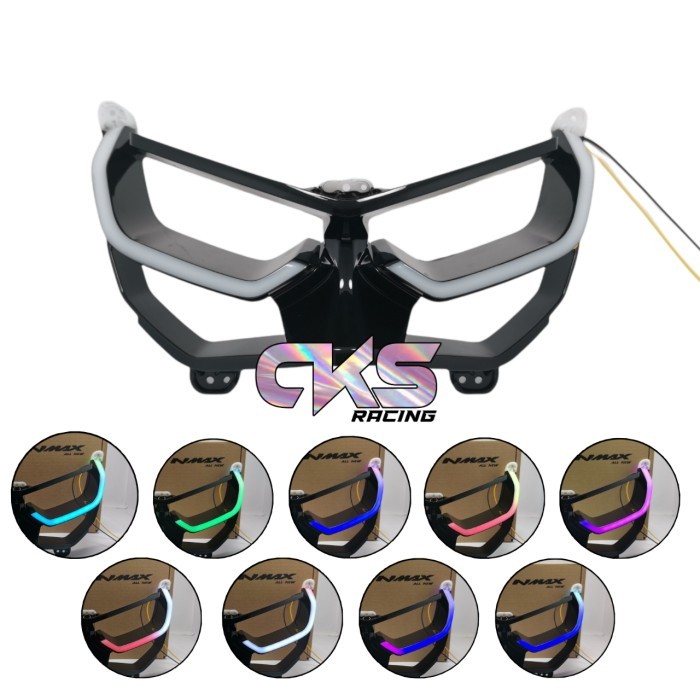 Lampu Alis Drl Depan Nmax New Rgb Plus Frame Alis Nmax 2020 2021 2022