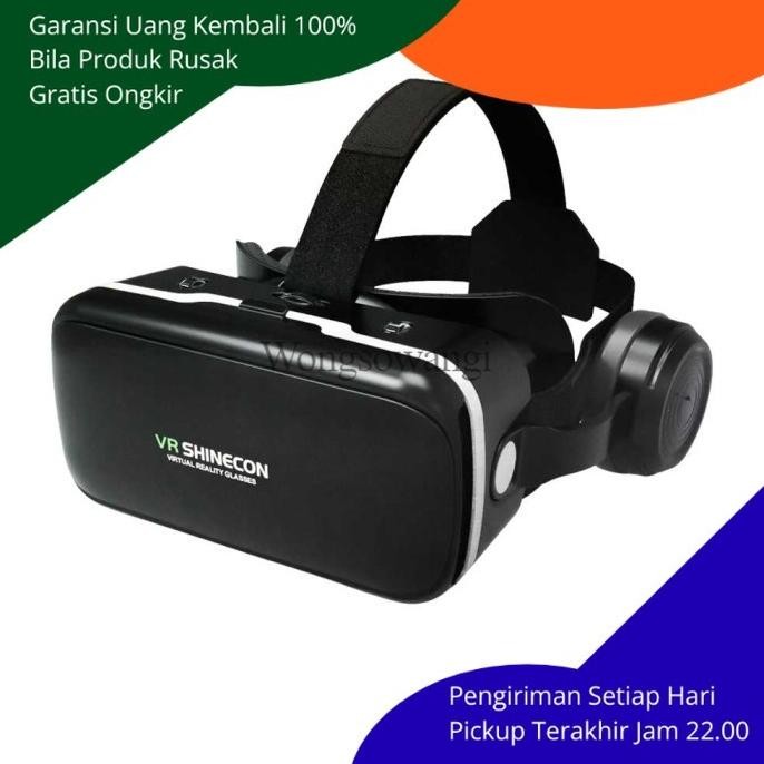 VR Virtual Reality Box Game 3D Shinecon 6.0 Kacamata 3 Dimensi HP
