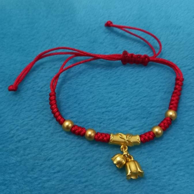 

.........] gelang fengshui keberuntungan bunga emas hoky tali merah terlaris