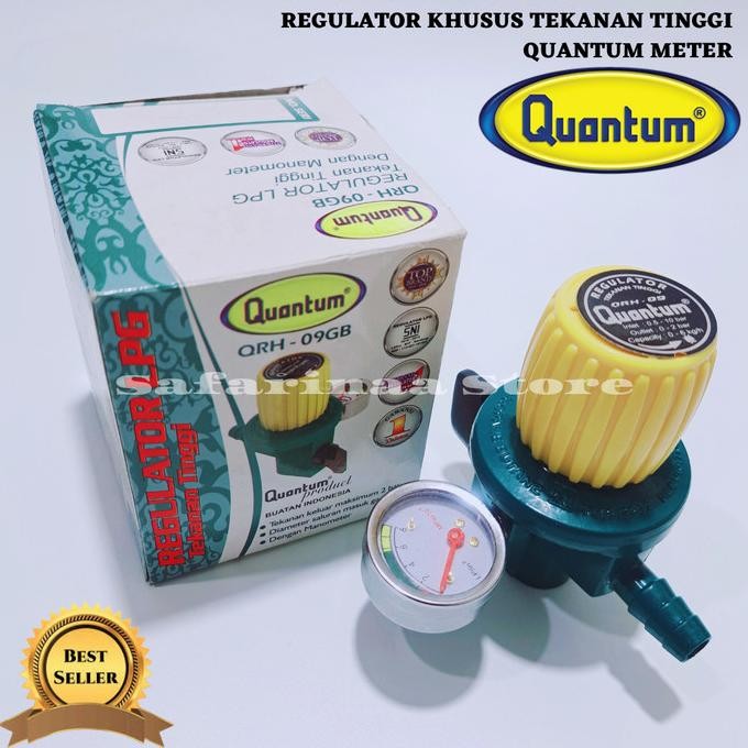 ,,,,,,,] REGULATOR QUANTUM KHUSUS KOMPOR GAS TEKANAN TINGGI METER
