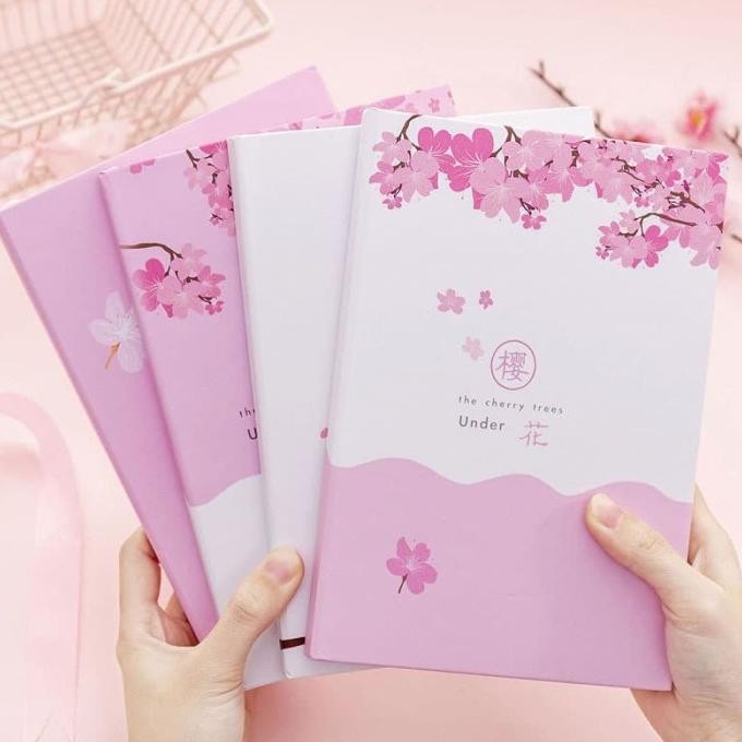 

Buku Tulis Unik / Book Edisi Bunga Sakura Original Dan Terpercaya