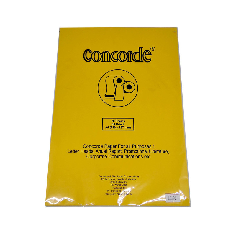 

Concorde PkCc G Kertas A4 Warna Kuning / Yellow
