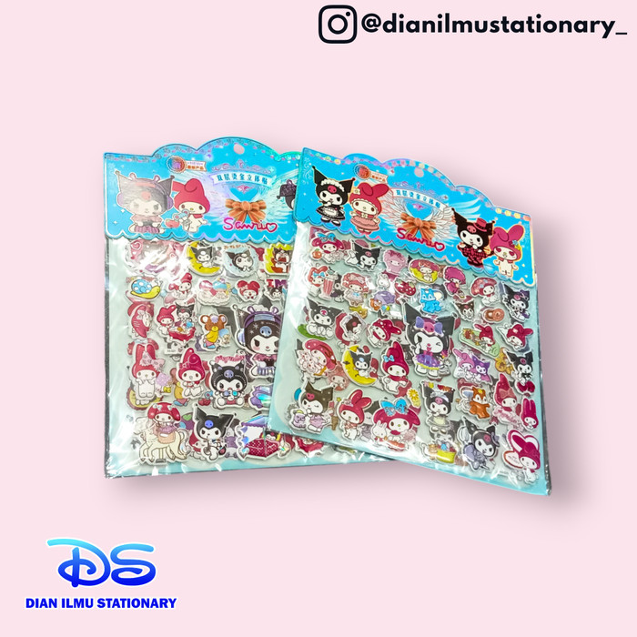 

Buruan serbu] stiker timbul karakter sanrio X4