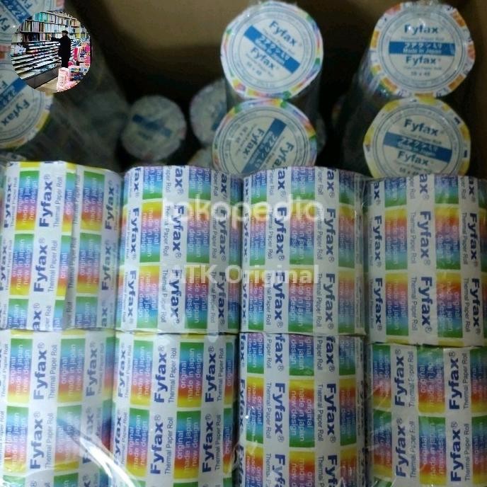 

KERTAS THERMAL ROLL KASIR 58X48 FYFAX ISI 100 PCS