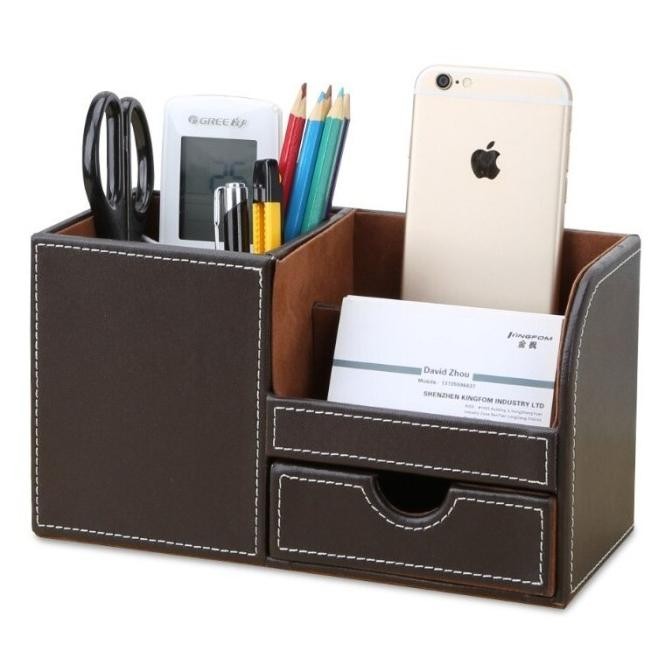 

Pencil holder Stationery Leather / Tempat Pena Alat Tulis Kantor DIY 2112