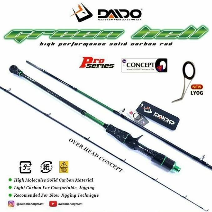 Joran Oh Jigging Daido Green Hell Pro Series 198cm