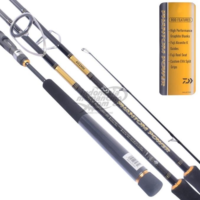 joran spinning daiwa phantom power 1002MH-SD indonesiamemancing