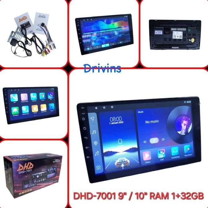 TERLARIS - HEADUNIT ANDROID 9" DHD-7001 / DHD 7001 9INCH