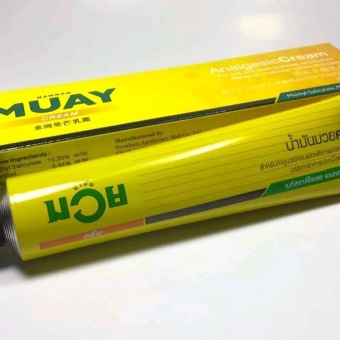 TERBARU - NAMMAN MUAY THAI Analgesic Cream, Massage Boxing Cream