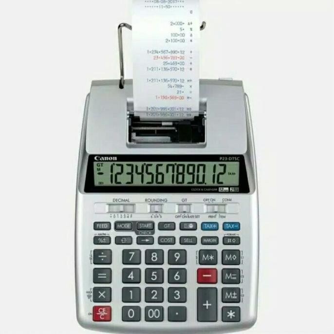

NEW Calculator Kalkulator Kasir CANON P23-DTSC Mini Printing