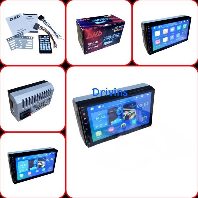TERMURAH - TV MOBIL HEADUNIT DOUBLEDIN UNIVERSAL MP5 DHD-4300 BODY PANJANG