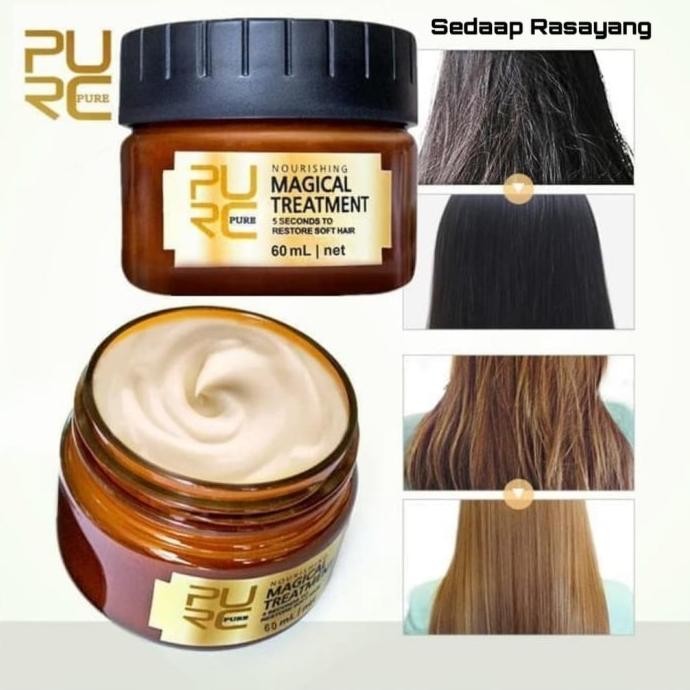 PURC Magical Treatment Mask Masker Keratin Rambut Rusak Jadi Lembut