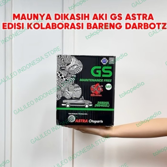 Aki Kering Xpander Gs Astra Mf Ns40Zl 36B20L (35Ah) Kering Astra