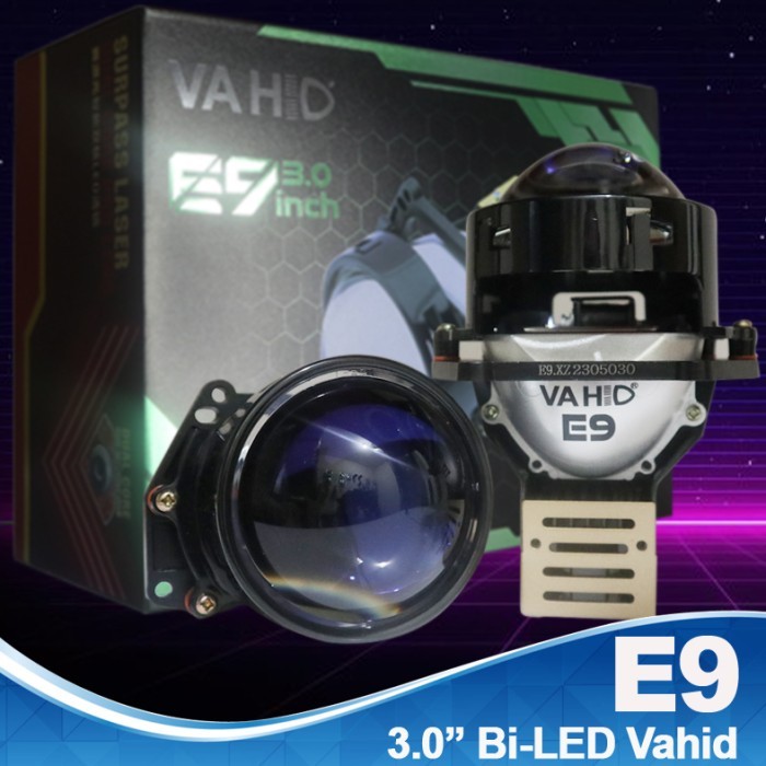 Bi-Led E9 Surpass Dual Core Lens 3 Inch Led Projector Vahid 55 Watt