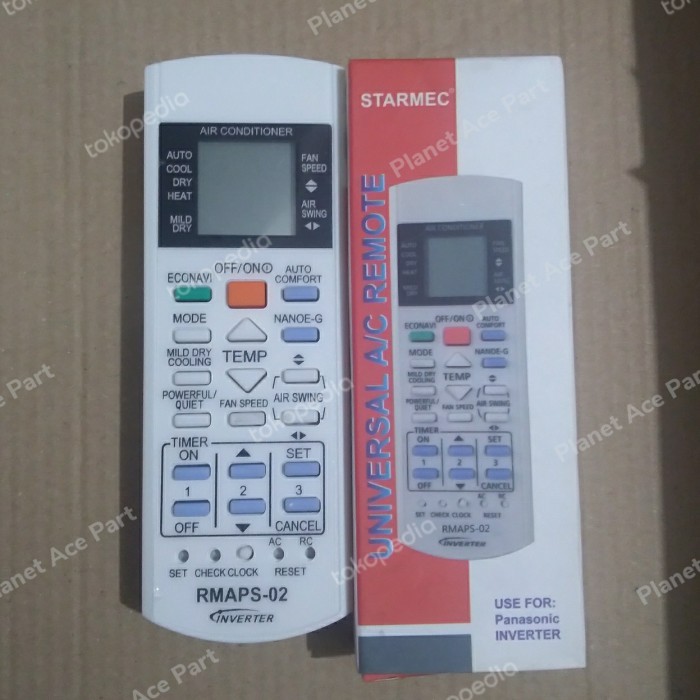 REMOTE AC PANASONIC INVERTER.