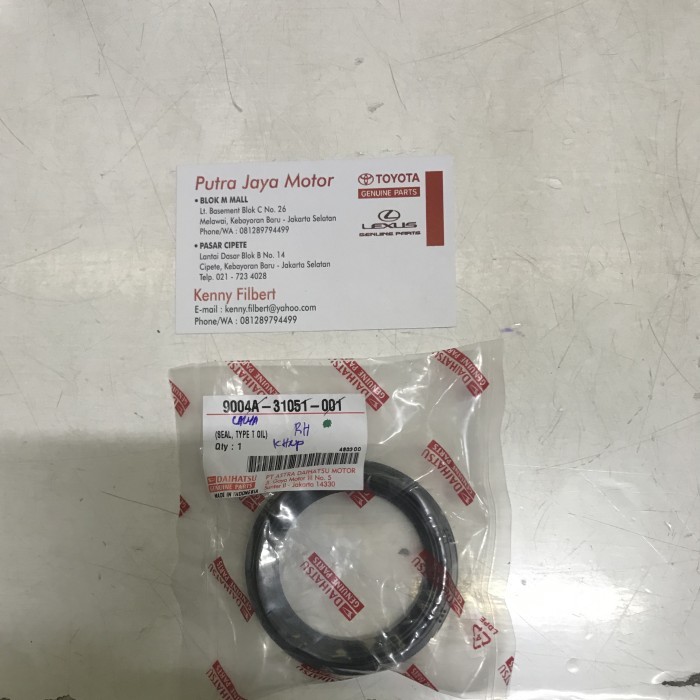 SEAL DRIVE SHAFT AS RODA KANAN TOYOTA CALYA AGYA SIGRA AYLA ORIGINAL