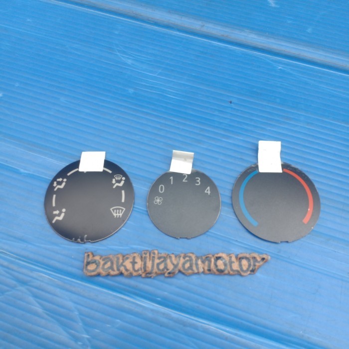 STIKER KNOP PUTARAN AC MOBIL