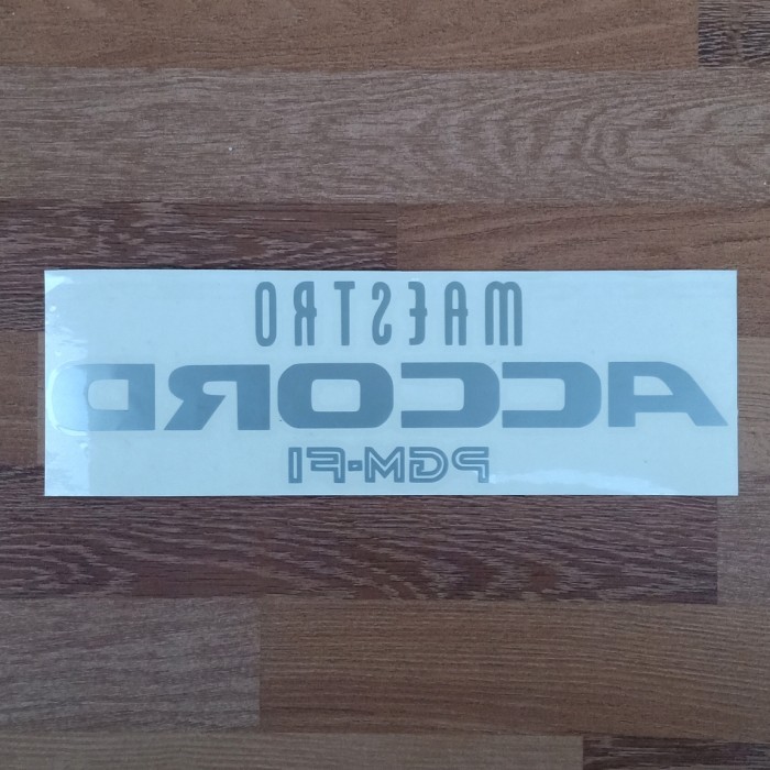 STICKER STIKER HONDA ACCORD MAESTRO UNTUK DITEMPEL DIKACA BELAKANG