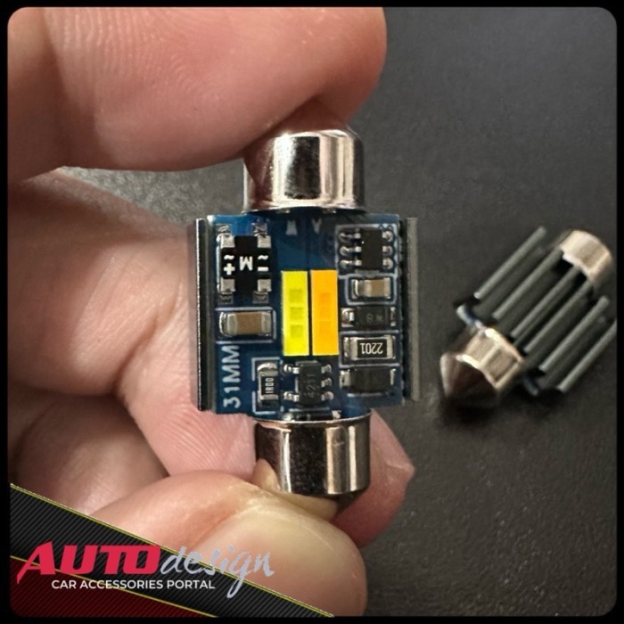 LAMPU LED PLAFON KABIN MOBIL FESTOON C5W DUA WARNA CHIP CSP 1860 CNBUS