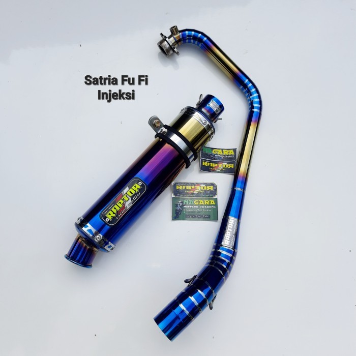 Knalpot Racing Raptor Bluemoon Satria Fu Fi