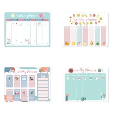 

Best PAPAN TULIS KULKAS MAGNET White Board Magnetic Meal Planner Memo Notes