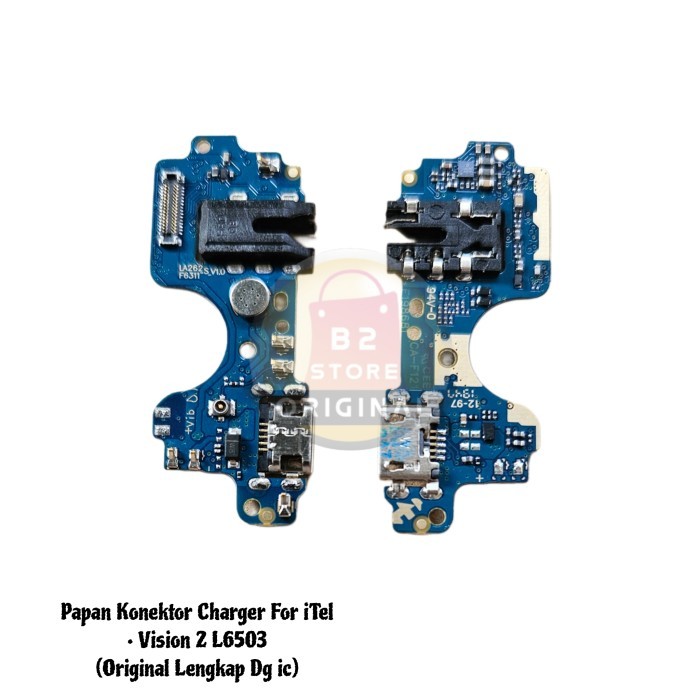 FLEXIBLE KONEKTOR CHARGER / PAPAN CON CAS FOR ITEL VISION 2 L6503 ORIGINAL