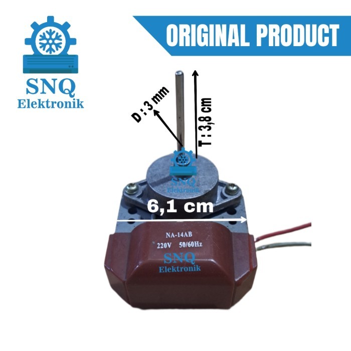 MOTOR FAN KULKAS TOSHIBA NA 14AB