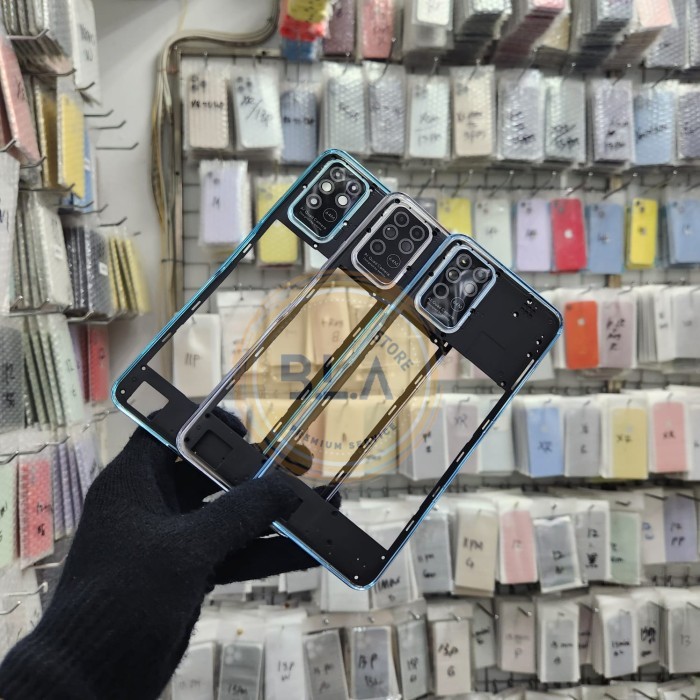 BEZEL TUTUP MESIN CASING - TULANG TENGAH MIDDLE INFINIX NOTE 8 X692
