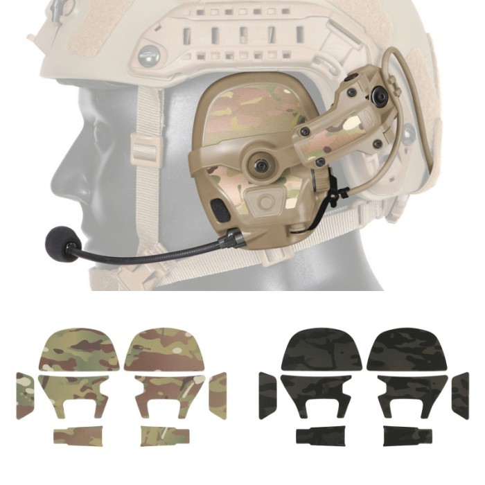 OPS CORE REPRO AMP HEADSET - CAMO SKIN SET - CAMOUFLAGE LORENG STICKER