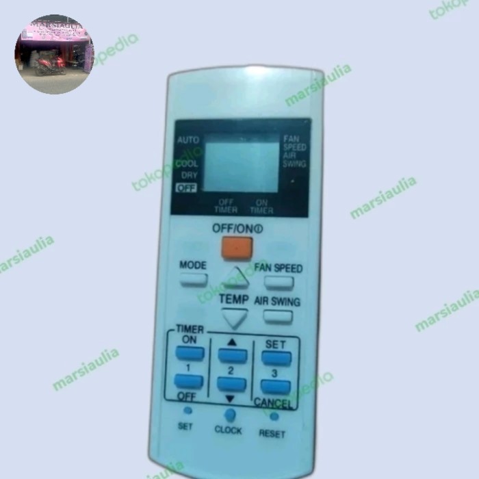 REMOTE AC PANASONIC REMOT PANASONIK R22 R32 TIPE LAMA