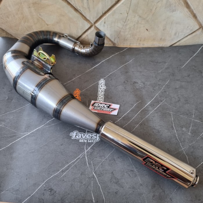 Knalpot Vespa Racing Drc Victory Buang Kiri Khusus
