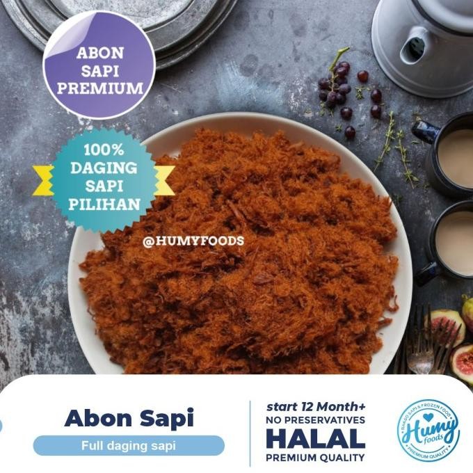 

ABON SAPI PREUM HOMEMADE halal no pengawet