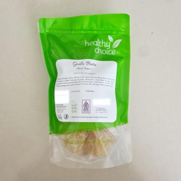 

Ready Healthy Choice Gula Batu Alami 500g ( Rock Sugar ) Bebas Pemutih