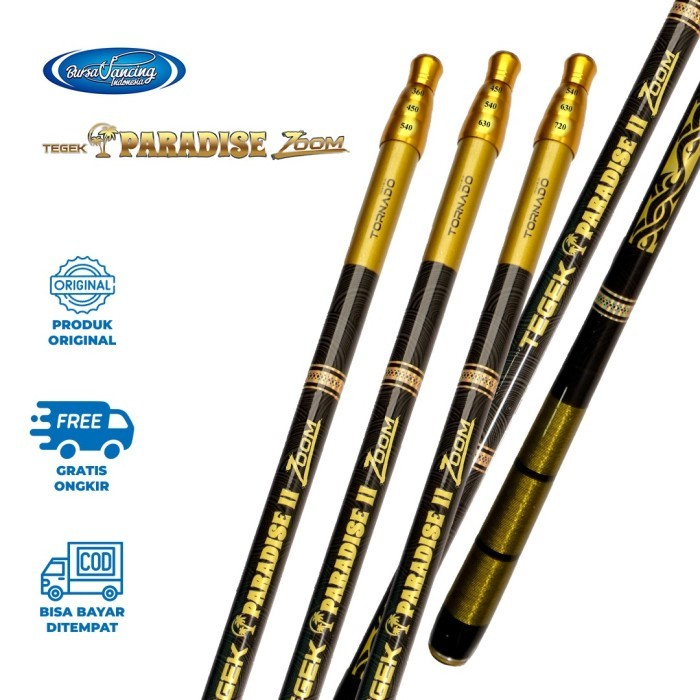 Tegek Paradise II Zoom Powerful Tornado Carbon Kelenturan Medium