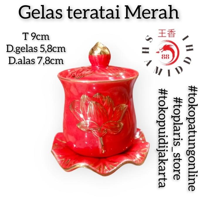 

Ready Gelas Teratai Timbul Merah