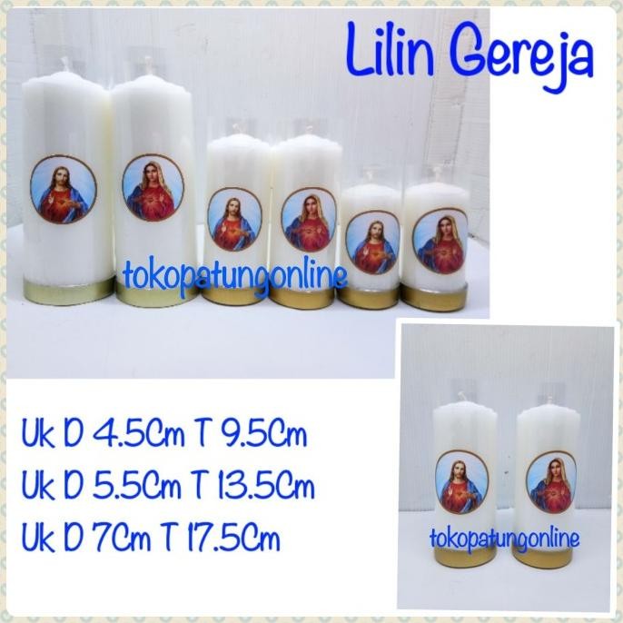 

Ready Lilin Doa Gereja Putih 2 PC 2 KT