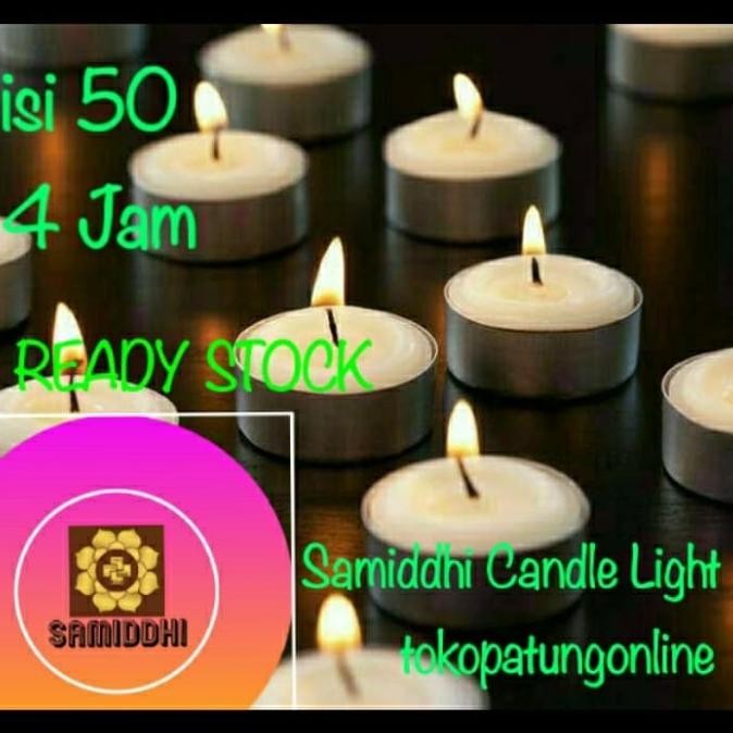 

Ready Lilin Candle Tea Light 50 PC