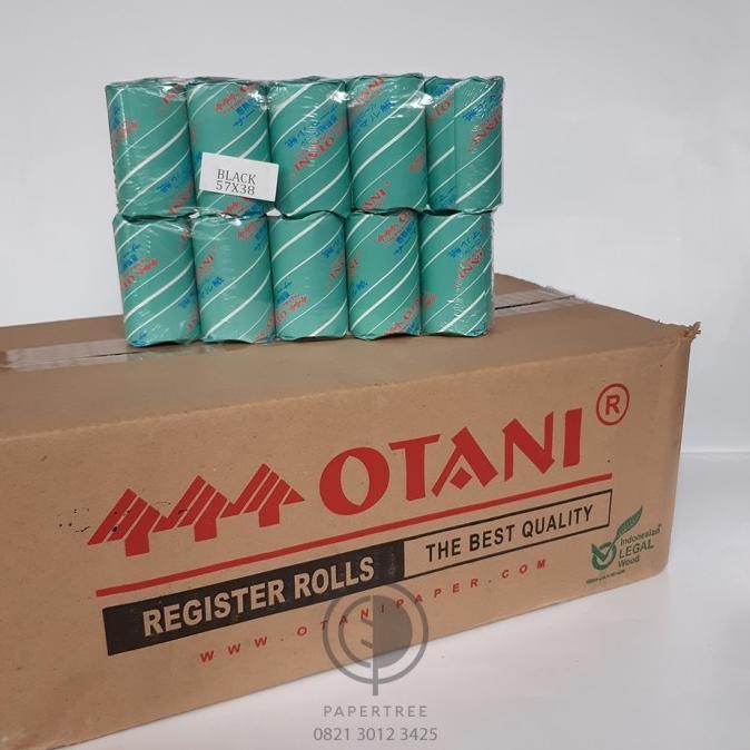 

NEW [DUS] Register Rolls / Kertas Struk Thermal Merk Otani Uk. 57 x 38 mm