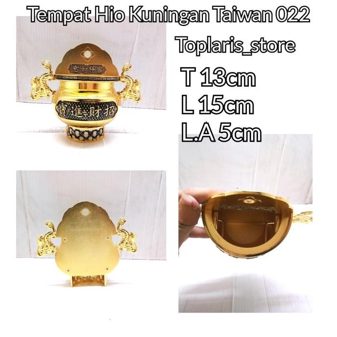 

Ready Tempat Hio Kuningan Naga 022