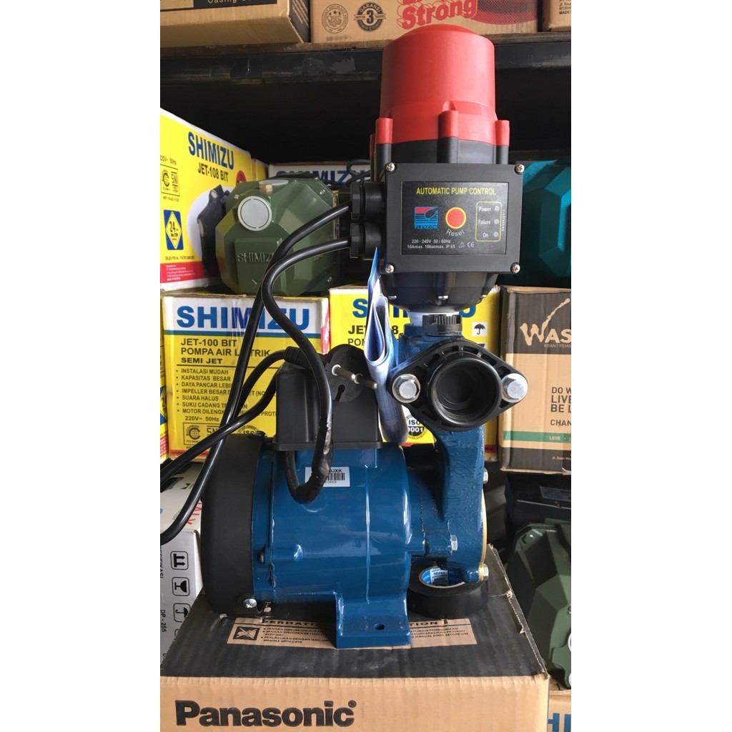 TERBARU Mesin Pompa Air Panasonic Boster/pendorong GP129 +Klep 1