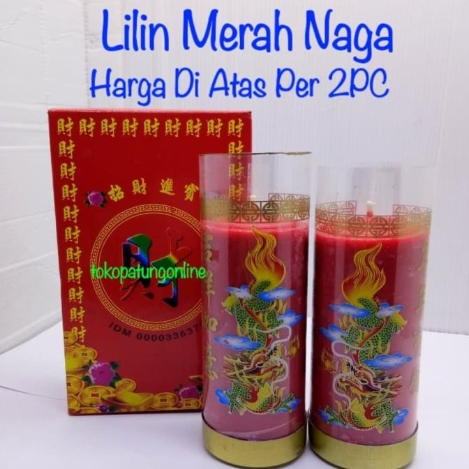 

Ready Lilin Merah Naga 6 Kati