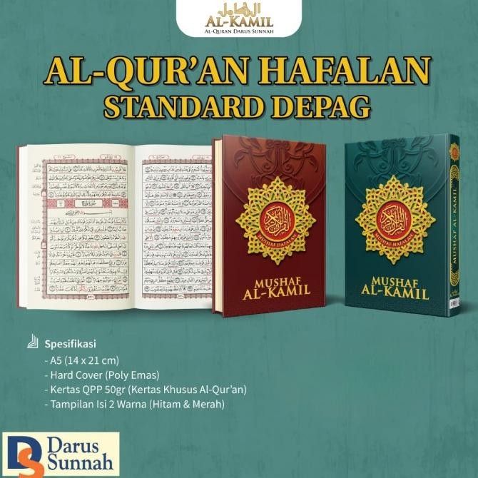 

siap kirim al-quran hafalan al-kamil uk a5 alquran mushaf utsmani kemenag alkamil