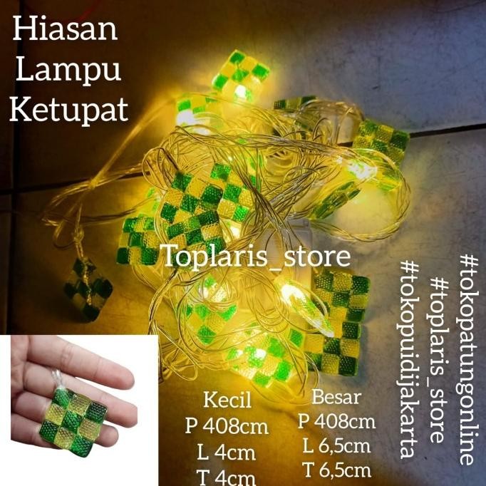 

Ready Lampu Hiasan Ketupat Idul Fitri NEW 023