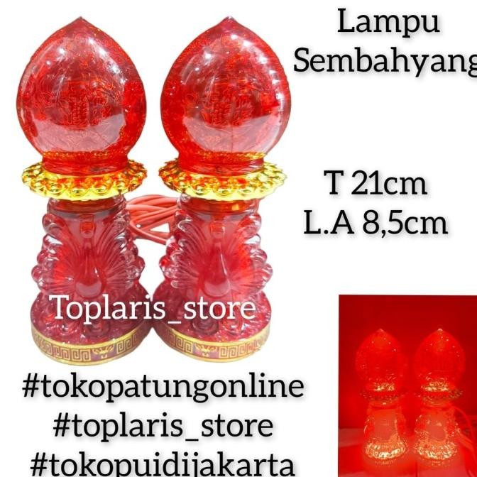 

Ready Lampu Sembahyang Puja Merak T 21 022