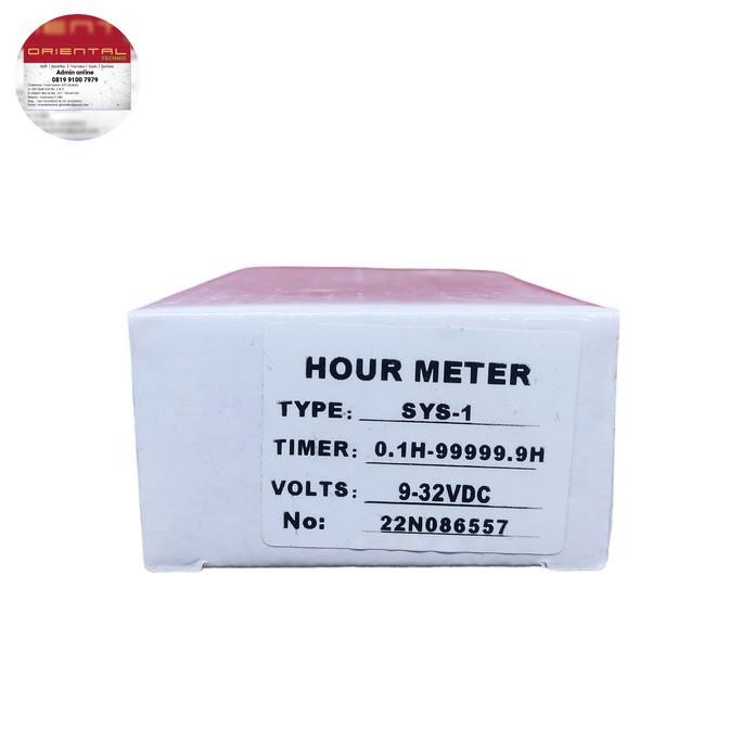 Spesial Hour Meter Sys-1 / Hour Meter 9-32 Vdc / Hour Meter Alat Berat