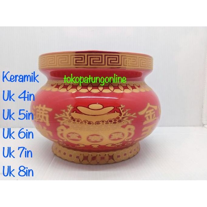 

Ready Hiolo Tempat Hio Dupa Keramik Yenpao New uk 7in